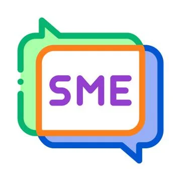 Sme In Talking Quote Frames Icon Thin Line Vector Stock Illustration
