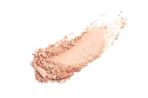 Smear of broken eye shadow. Stock Photos