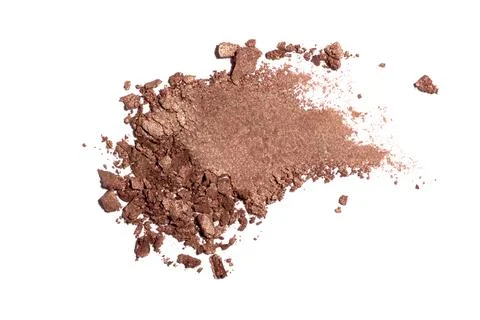 Smear of broken eye shadow. Stock Photos