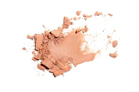 Smear of broken eye shadow. Stock Photos