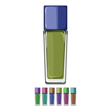 Smear foundation cream cartoon vector graphic Stock Illustration