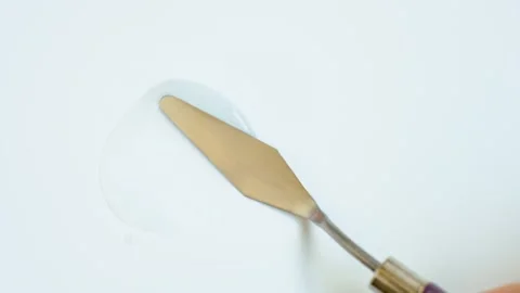 Smear of moisturizer moisturizing cream isolated on white background close-up. Stock Footage 229254627