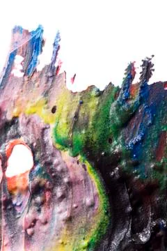 Smear paint 스톡 사진
