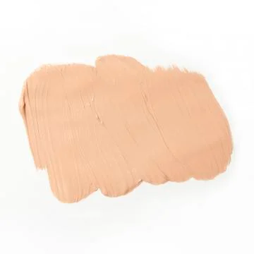 Smeared foundation on white background Stock Photos