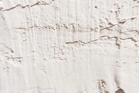 Smeared plaster wall background. Stock Photos