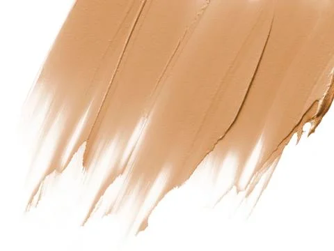 Smeared_foundation_foundation_make_up Stock Photos