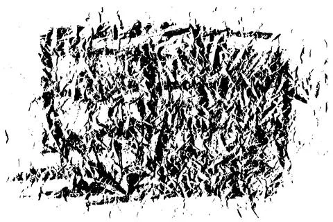 Smears of black ink on a white background. Grunge texture. Abstract, vector Stock Illustration