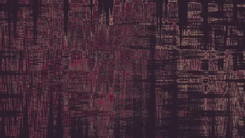 Smears of bulk red and beige paint on a dark surface. Stock Footage 108657985