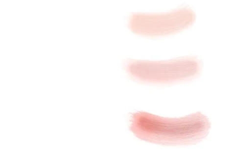 Smears of foundation for face. Stock Photos