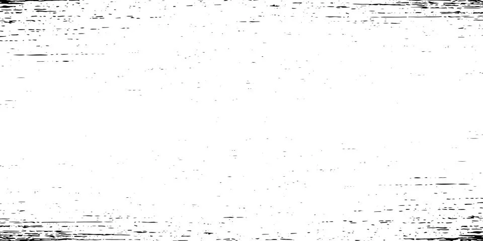 Smears or splashes of black paint on a white background. Dust and debris are  库存插图