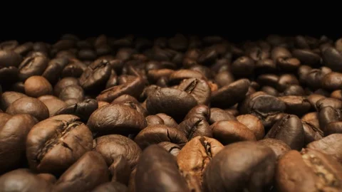Smell Of Coffee Bean. Close-up. Vídeos de archivo 108785180