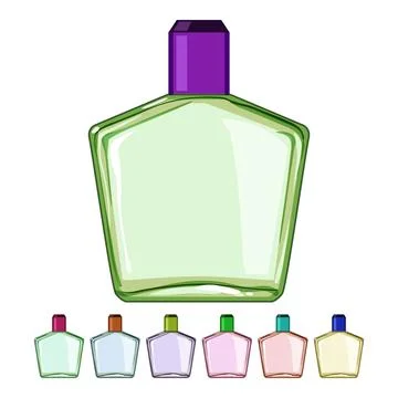 Smell perfume for men cartoon vector graphic Stock Illustration