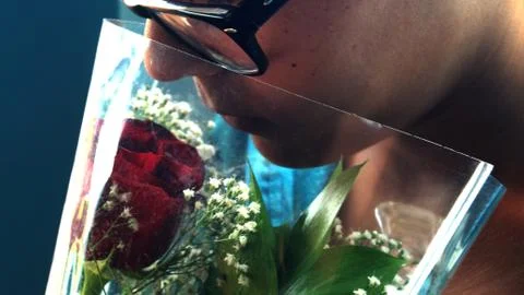 Smelling The Roses Stock Photos