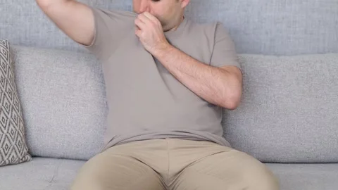 Smelly man Stock Footage 265805436