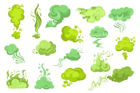 Smelly Smoke Stock Illustration