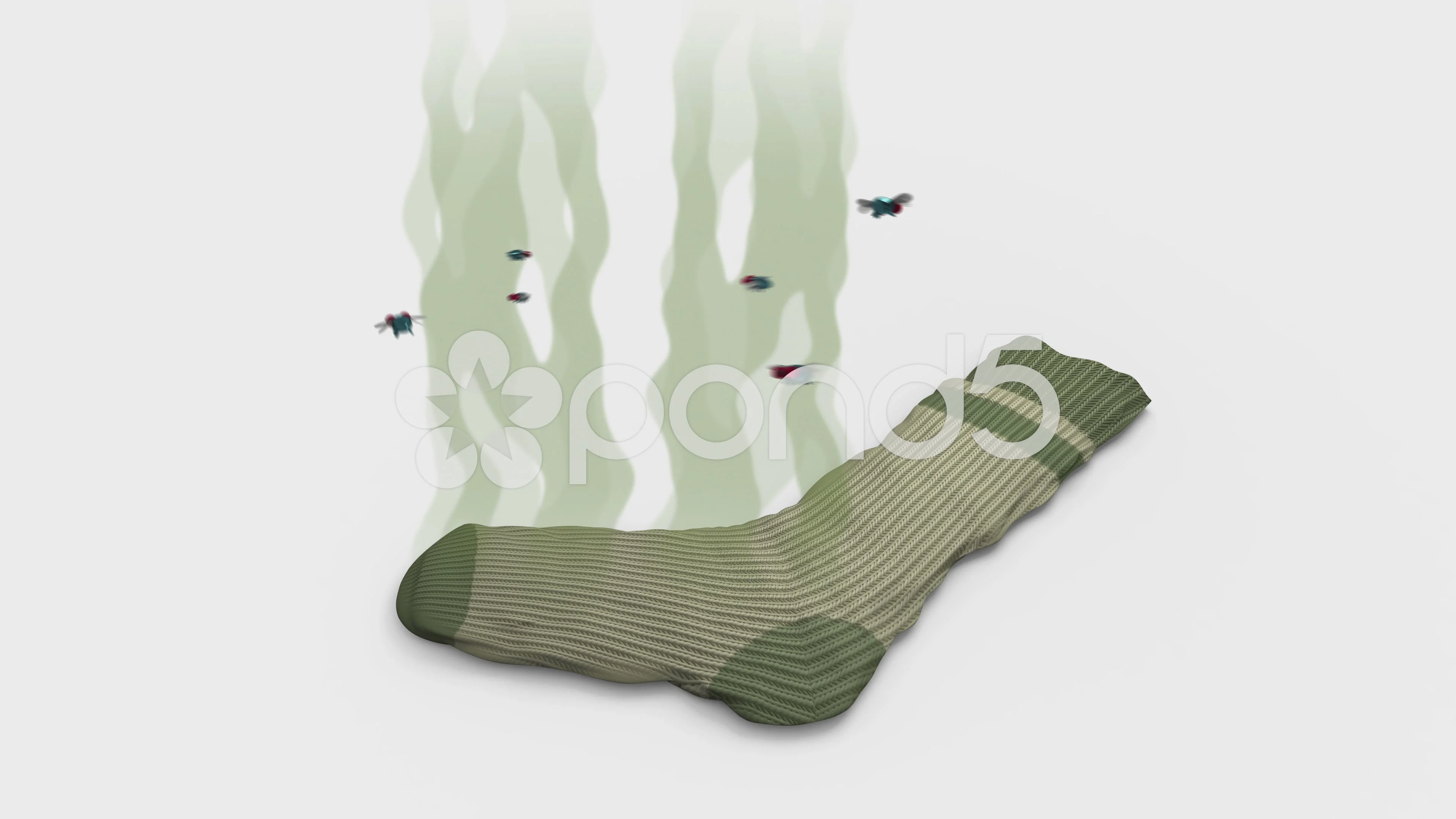 Smelly sock. 3D animation in cartoon sty... | Stock Video | Pond5