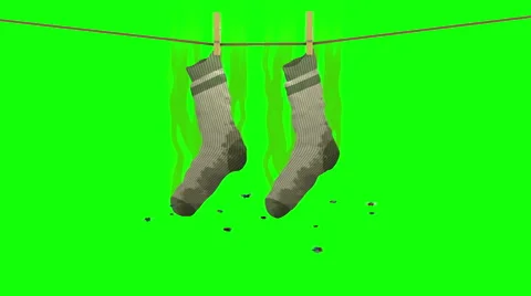 Smelly socks. 3D animation in cartoon st... | Stock Video | Pond5