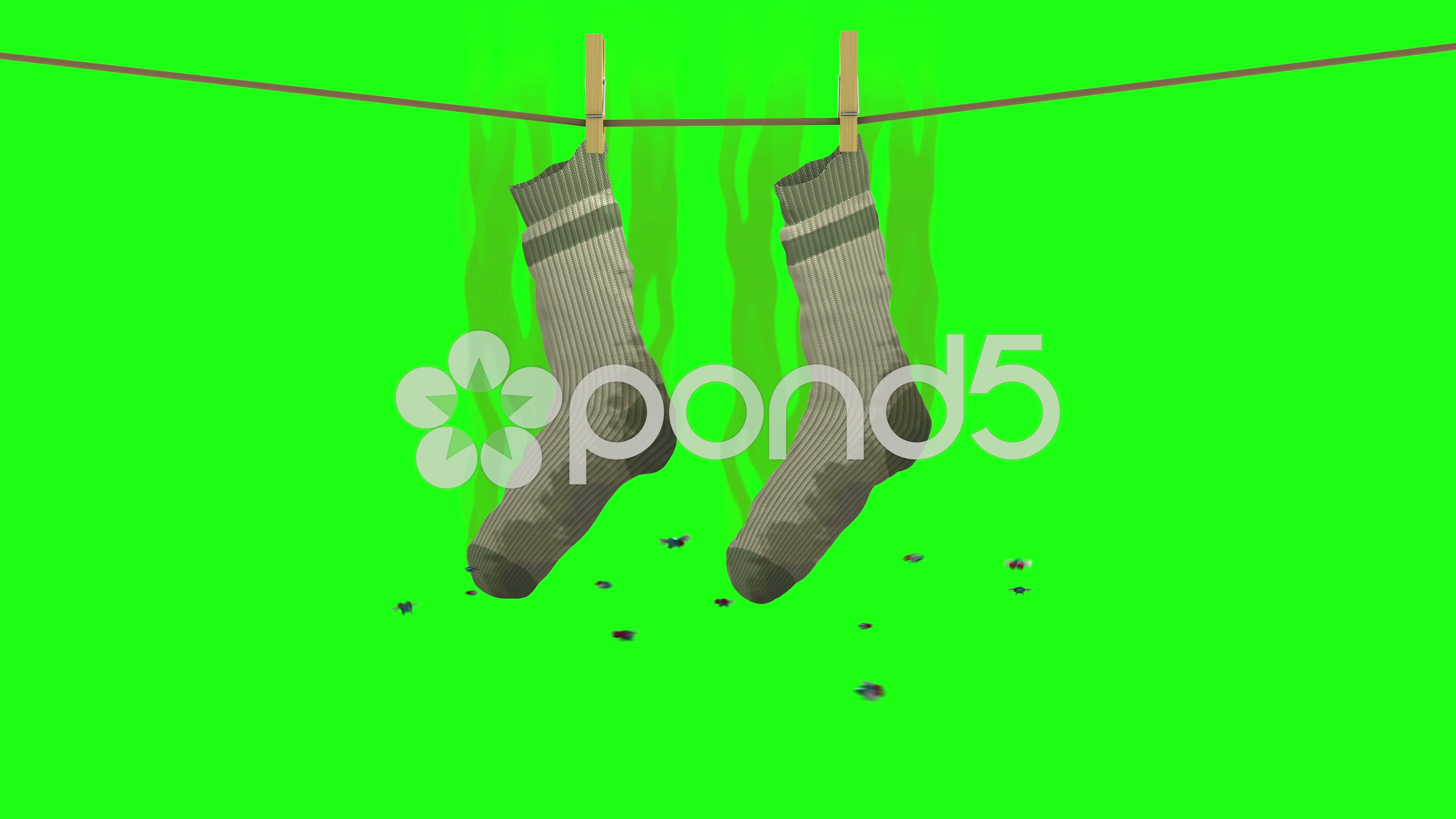 Smelly socks. 3D animation in cartoon st... | Stock Video | Pond5