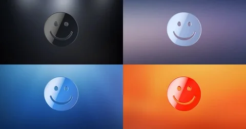 Smile 3d Icon Stock Footage 69807844