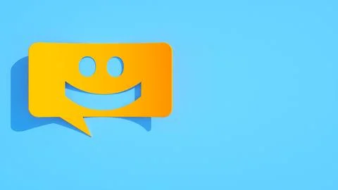 Smile bubble Stock Illustration