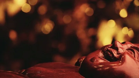 Smile Buddha figure studio Stock Footage 88381930