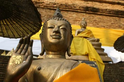 Smile buddha image Stock Photos