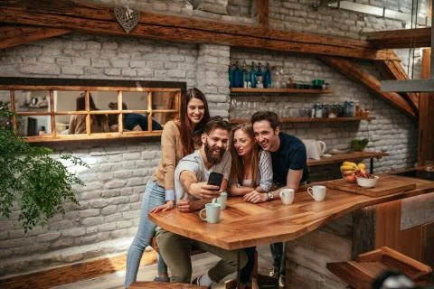 Smile for the camera Foto stock