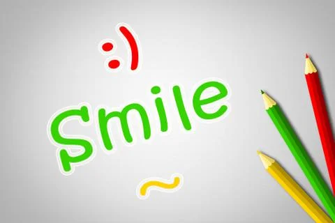 Smile concept Stock Illustration