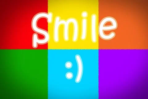 Smile concept Stock Illustration