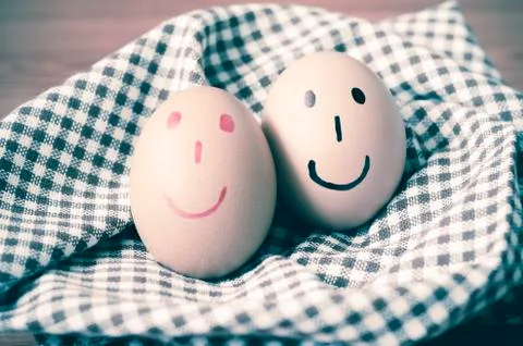Smile egg Stock Photos