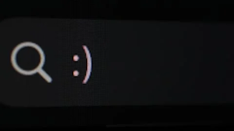 Smile, emoticon in chat Stock Footage 166837385