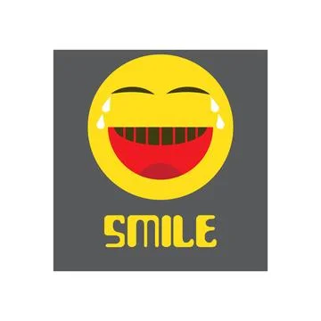 Smile emotion icon vector illustration design template 库存插图