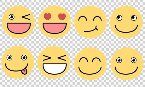 Smile facial expression face Иллюстрация