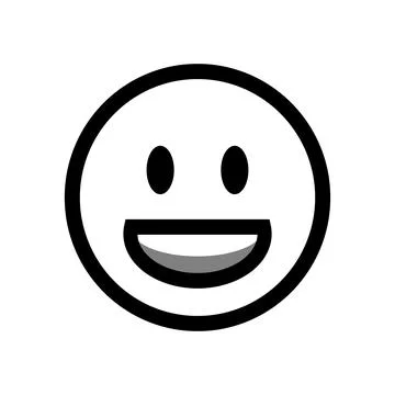 Smile icon. Emoticon. Flat design style eps 10. resources graphic Stock Illustration