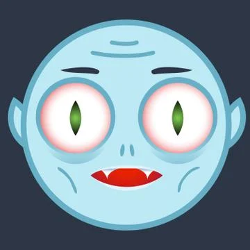 Smile Icon in flat style Stock Illustration