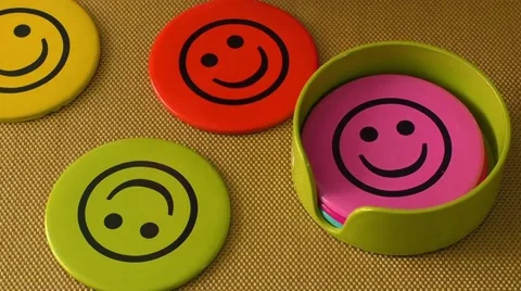 Smile icon Stock Footage
