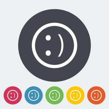 Smile icon. Stock Illustration