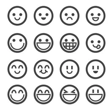 Smile icon Stock Illustration