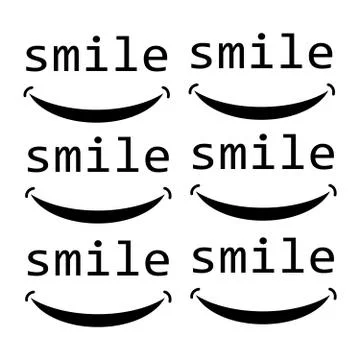 Smile icon Logo Vector Template Design. Emoji vector icon Stock Illustration