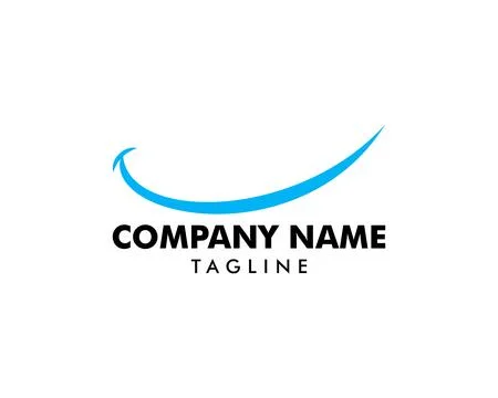 Smile Icon Logo Vector Template Design Stock Illustration