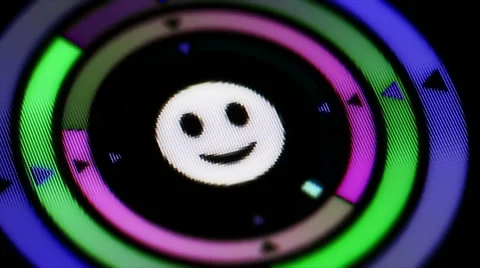 Smile icon. Looping. Stock Footage 61445513