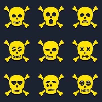 Smile Icons Stock Illustration