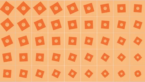 Smile icons pattern on network background Stock Footage 166138586