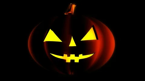  smile jack o'lantern.mov Video stock 92711409