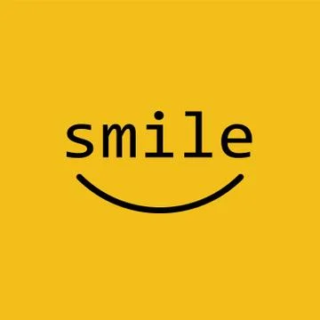 Smile Logo Vector Template. Smile icon vector Stock Illustration