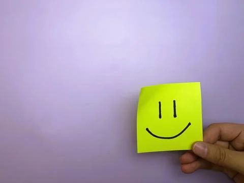 Smile note Stock Photos