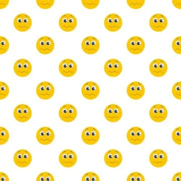 Smile pattern seamless Stockillustratie