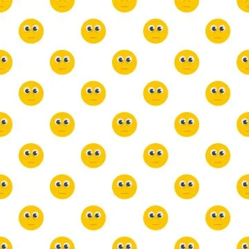 Smile pattern seamless Stockillustratie