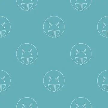 Smile pattern seamless Stockillustratie
