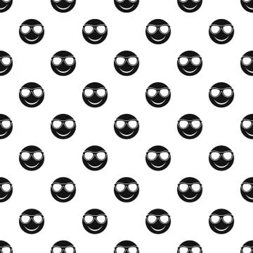 Smile pattern vector seamless Stockillustratie